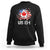 America Canada Sweatshirt Funny US EH Maple Leaf Canadian American Flag Canada's Day - Wonder Print Shop