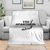 End Apartheid Human Rights Throw Blanket Broken Chain Social Justice Activist