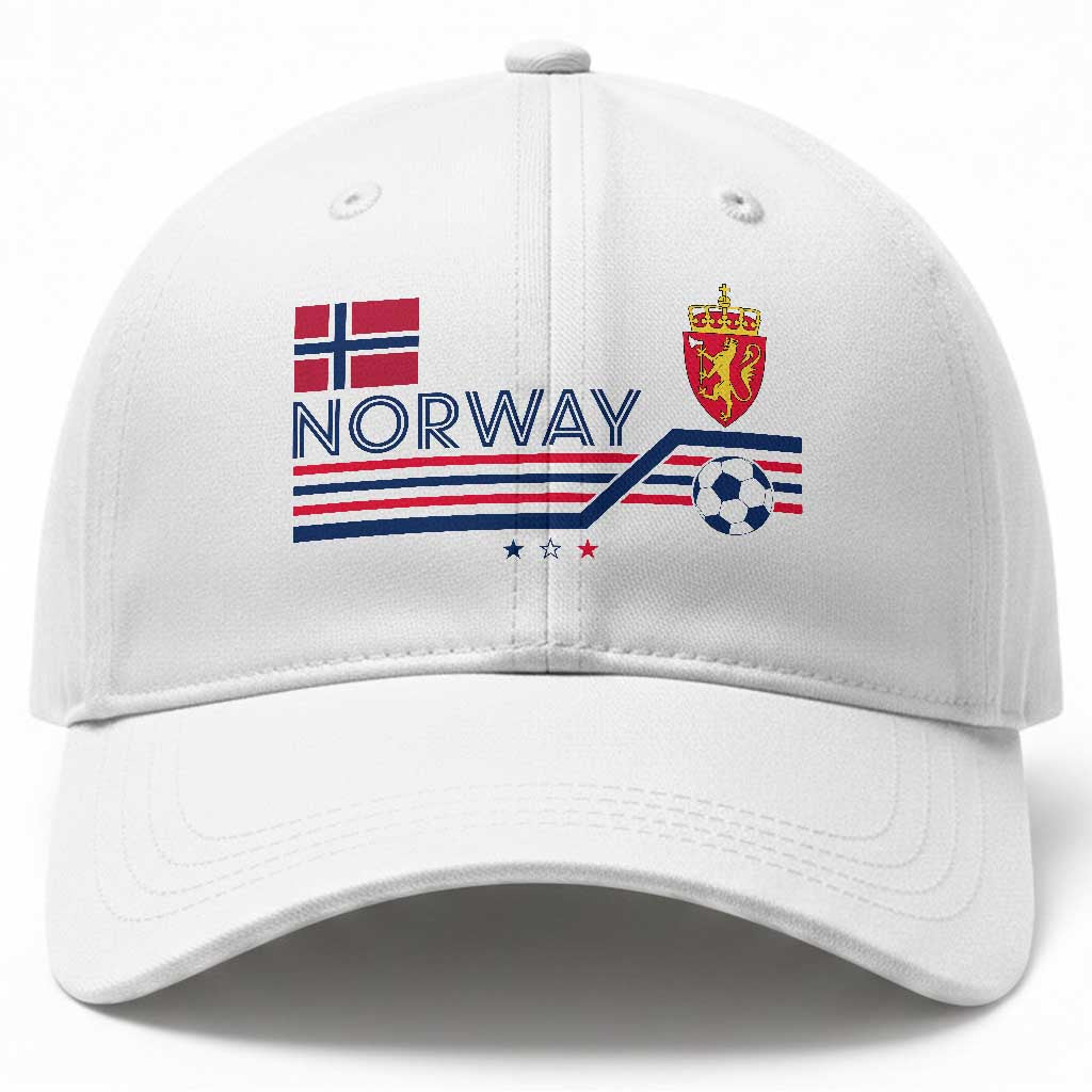 Classic Norway Football Emblem Graphic Baseball Cap Retro Norwegian Flag Coat of Arms Norge Soccer Fans