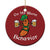 Funny Oktoberfest Christmas Ornament On My Wurst Behavior German Sausage - Wonder Print Shop