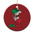 Viva Mexico Christmas Ornament Funny Mexican Dance Dinosaur Hispanic Heritage - Wonder Print Shop