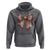 Coquette Bow Pumpkin American Football Hoodie Retro Thanksgiving Autumn Vibe - Wonder Print Shop