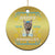 Funny Hanukkah Cat Christmas Ornament Happy Hanukcat Menorah Ugly Chanukah Jewish Festival - Wonder Print Shop