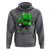 St Patricks Day Shamrock Playing Football Hoodie Cute Gift for Sports Lovers