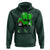 St Patricks Day Shamrock Playing Football Hoodie Cute Gift for Sports Lovers