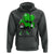 St Patricks Day Shamrock Playing Football Hoodie Cute Gift for Sports Lovers