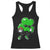 St Patricks Day Shamrock Playing Football Racerback Tank Top Cute Gift for Sports Lovers