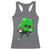 St Patricks Day Shamrock Playing Football Racerback Tank Top Cute Gift for Sports Lovers