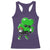 St Patricks Day Shamrock Playing Football Racerback Tank Top Cute Gift for Sports Lovers