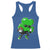 St Patricks Day Shamrock Playing Football Racerback Tank Top Cute Gift for Sports Lovers