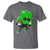 St Patricks Day Shamrock Playing Football T Shirt Cute Gift for Sports Lovers