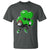 St Patricks Day Shamrock Playing Football T Shirt Cute Gift for Sports Lovers