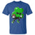 St Patricks Day Shamrock Playing Football T Shirt Cute Gift for Sports Lovers