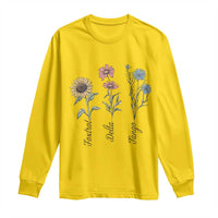 Floral FDT Foxtrot Delta Tango Long Sleeve Shirt Funny Offensive Retro