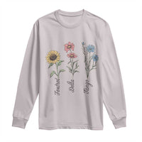 Floral FDT Foxtrot Delta Tango Long Sleeve Shirt Funny Offensive Retro