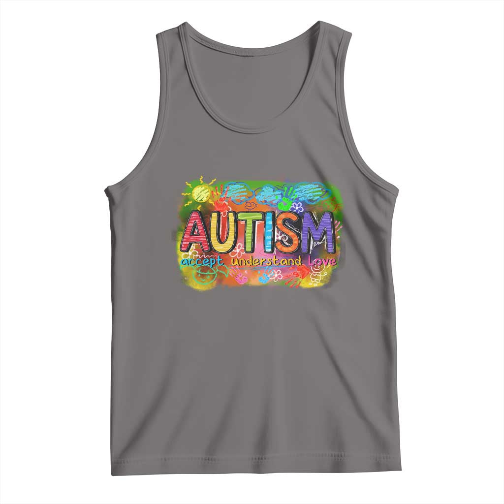 Autism Acceptance Tank Top Accept Understand Love Autistic Support