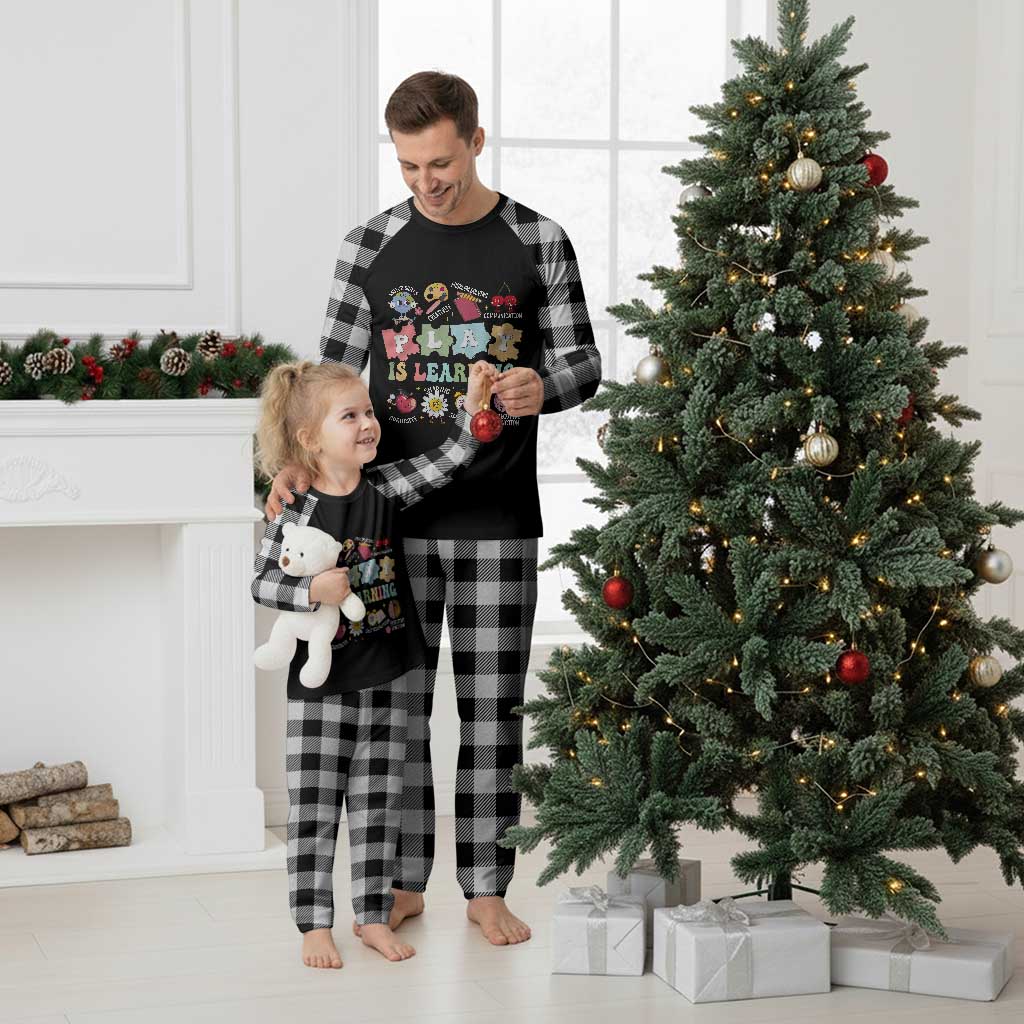Special Education Plaid Pajama Set Play is Learning Sped Teacher - Wonder Print Shop