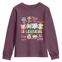 Special Education Youth Sweatshirt Play is Learning Sped Teacher