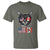 Cool American Canadan Cat T Shirt US EH American Canada Flag Funny - Wonder Print Shop