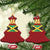 Retro Jamaica Christmas Ornament Tropical Jamaican Flag - Wonder Print Shop