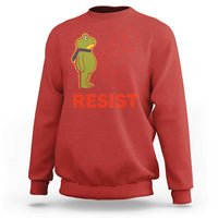 Frog Resist Sweatshirt Free Portland Political Satire - Wonder Print Shop