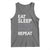 Eat Sleep Skibidi Toilet Repeat Tank Top Funny Gen Alpha Slang