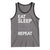 Eat Sleep Skibidi Toilet Repeat Tank Top Funny Gen Alpha Slang