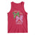 Green and Pink Coquette Bow Tank Top Pink Goes Good With Green