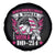 Female Veteran Spare Tire Cover Never Underestimate A Woman With DD214 Pink American Flag