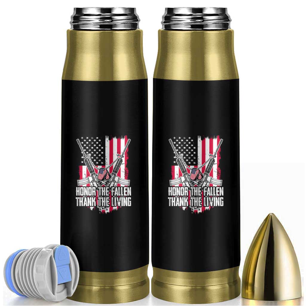 American Veteran Bullet Tumbler Honor The Fallen Thank The Living Memorial Day Veterans Day