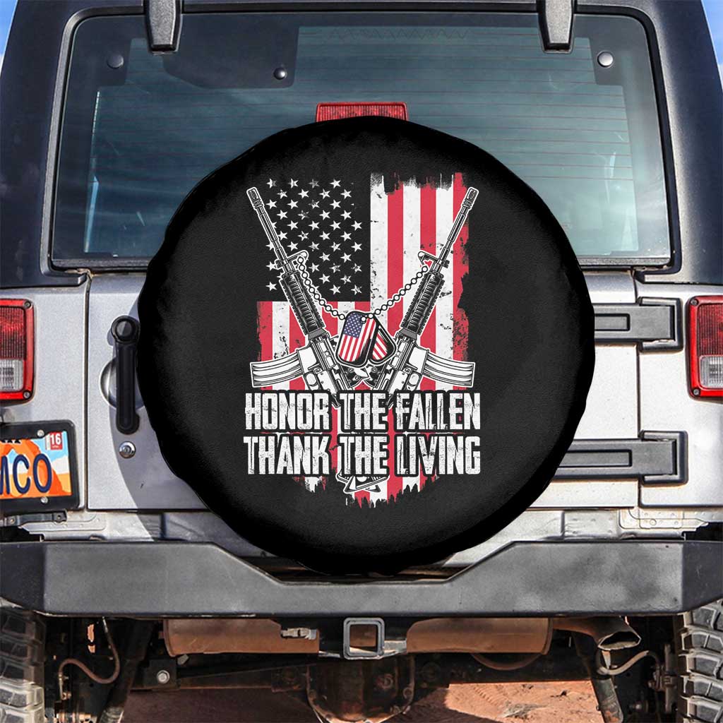 American Veteran Spare Tire Cover Honor The Fallen Thank The Living Memorial Day Veterans Day