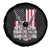 American Veteran Spare Tire Cover Honor The Fallen Thank The Living Memorial Day Veterans Day