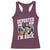 Funny Mexican Cowboy Racerback Tank Top Now I'm Back Retro Vintage Desert