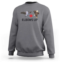 Elbows Up Sweatshirt Canada Goose Vs Eagle Maple Leaf TS02