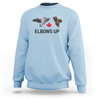 Elbows Up Sweatshirt Canada Goose Vs Eagle Maple Leaf TS02