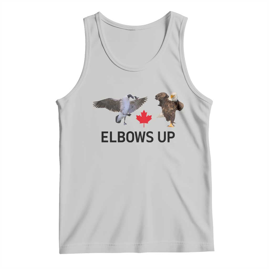 Elbows Up Tank Top Canada Goose Vs Eagle Maple Leaf TS02