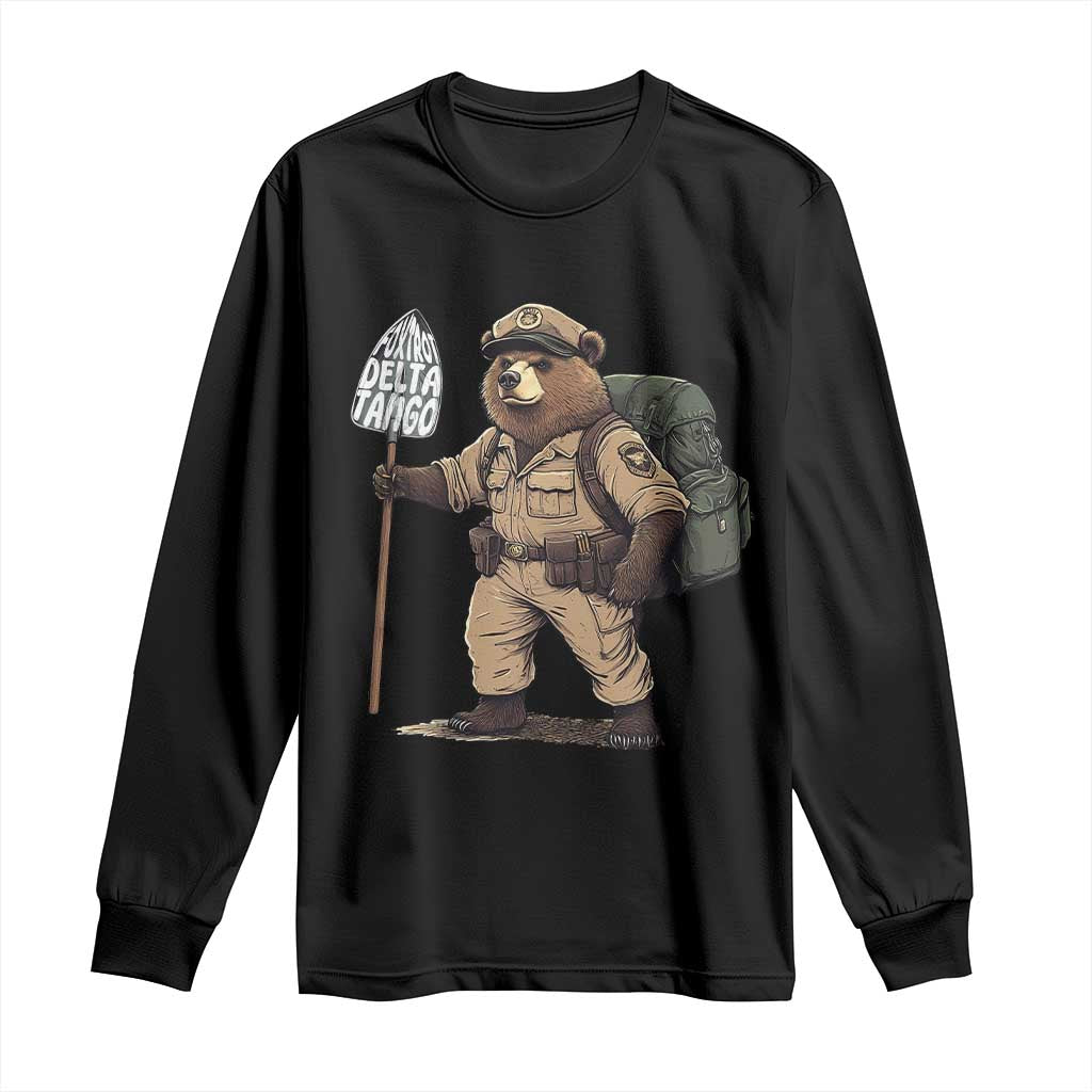 Foxtrot Delta Tango Resist Bear Long Sleeve Shirt