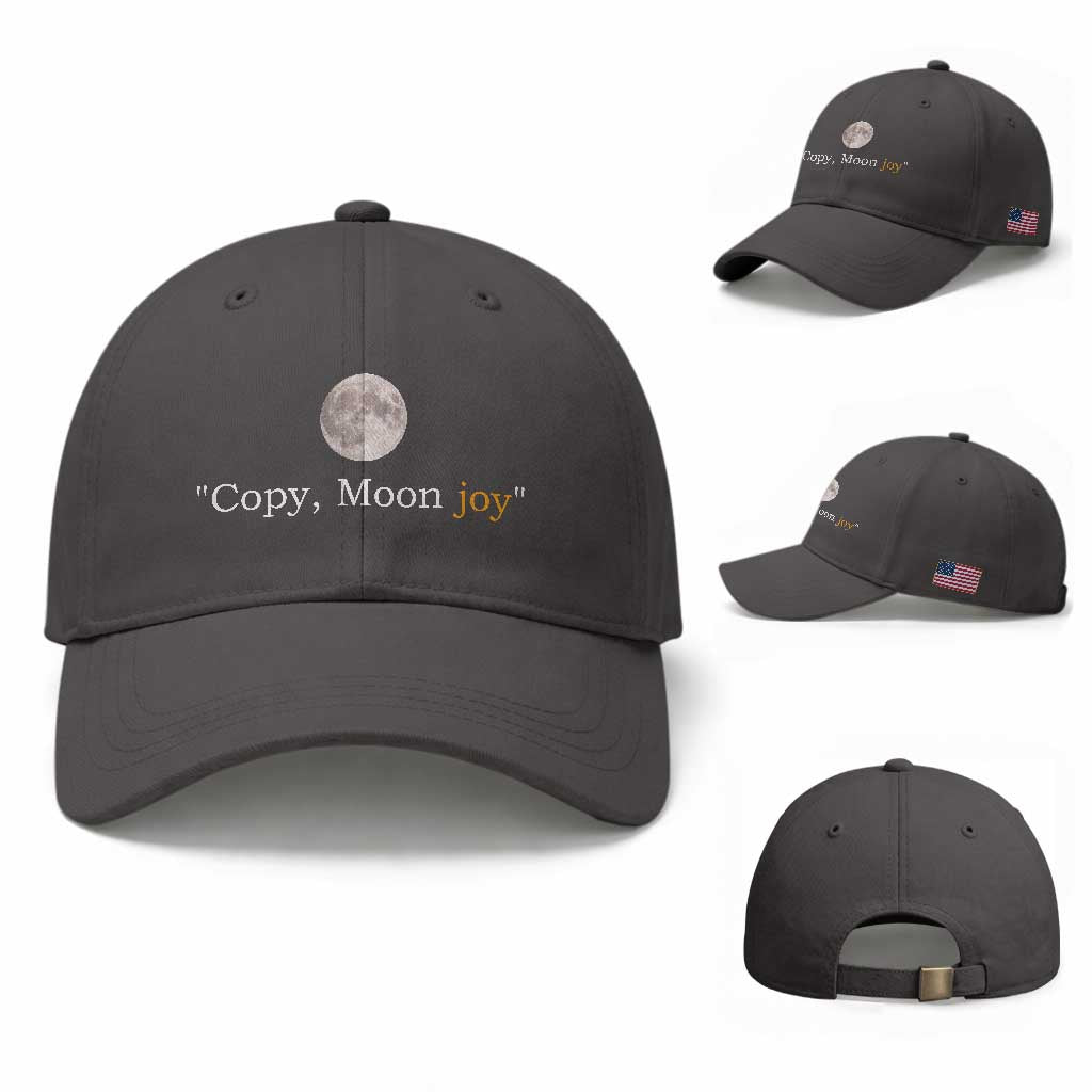 Copy Moon Joy Space Minimalist Baseball Cap 2026 Lunar Mission Success