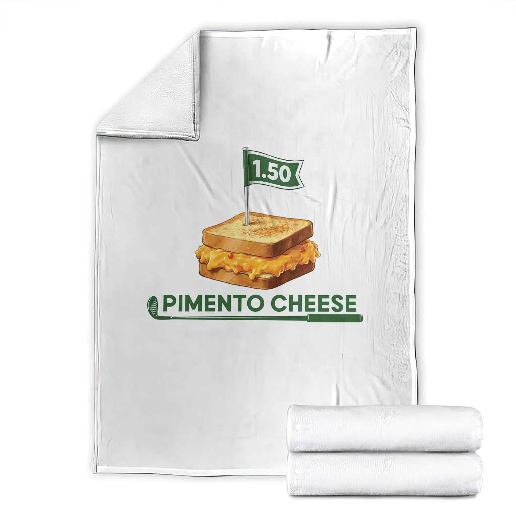 Legendary Pimento Cheese Sandwich Golf Snack Throw Blanket Funny Georgia Southern Golfing Traditions Fan Humor