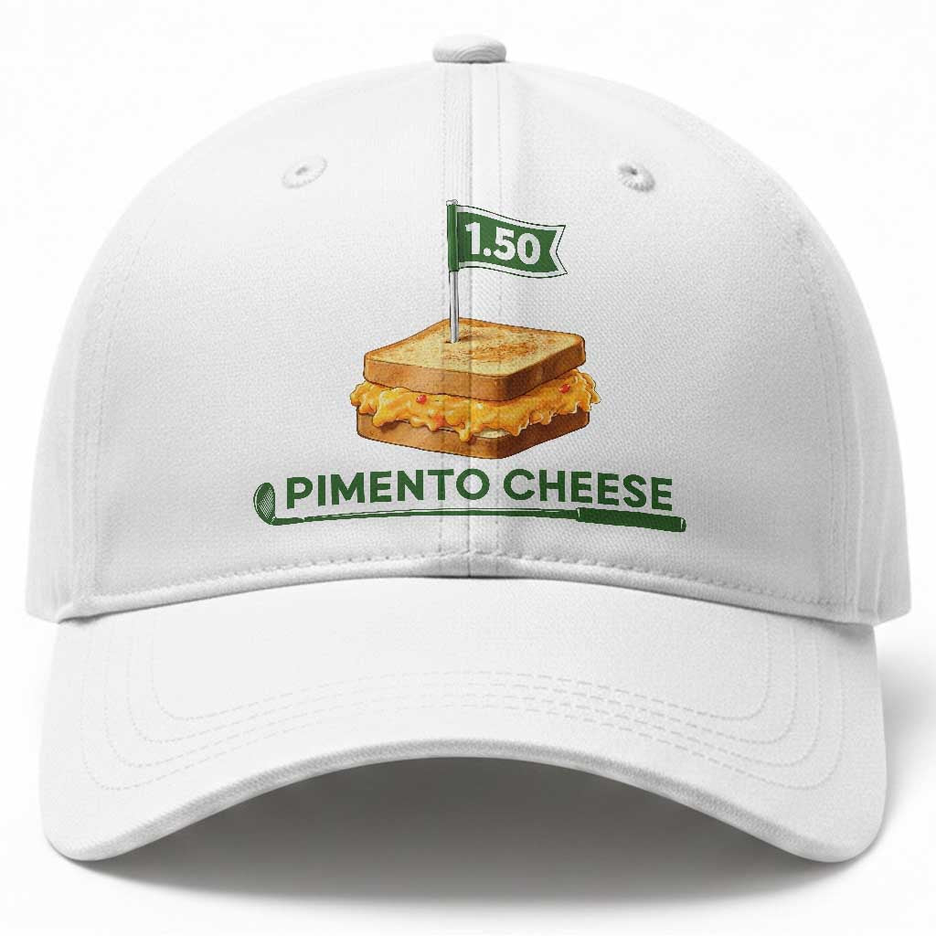 Legendary Pimento Cheese Sandwich Golf Snack Baseball Cap Funny Georgia Southern Golfing Traditions Fan Humor