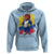 Colombia Football Hoodie Eagle Mascot Colombian Flag - Wonder Print Shop