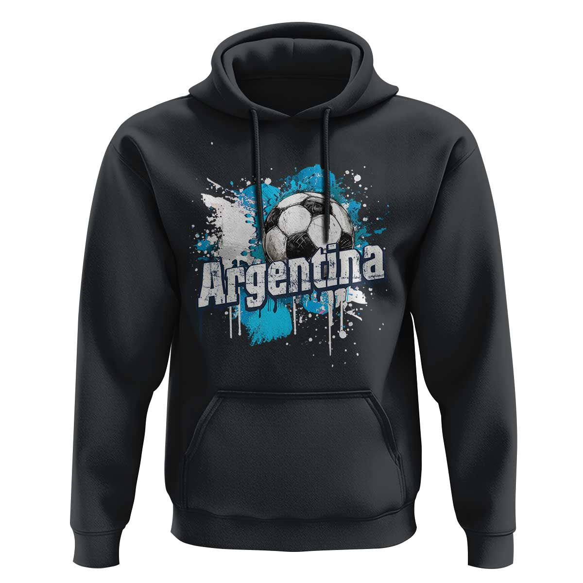 Argentina Football Hoodie Argentine Flag Ftbol Lover - Wonder Print Shop