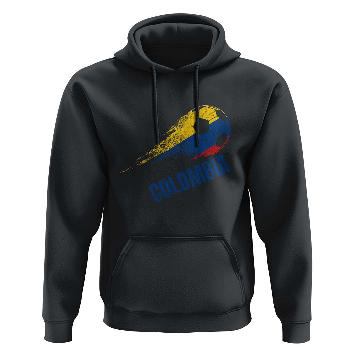 Colombia Football Hoodie Colombian Flag Futbol Soccer Lover - Wonder Print Shop