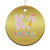 K Is For Kindness Christmas Ornament Cute Pencil Bow Teacher Be Kind - Wonder Print Shop