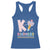 K Is For Kindness Racerback Tank Top Cute Pencil Bow Teacher Be Kind