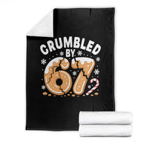 Crumbled by 67 Throw Blanket Funny Gingerbread Christmas Meme Cookie Chaos - Wonder Print Shop