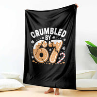 Crumbled by 67 Throw Blanket Funny Gingerbread Christmas Meme Cookie Chaos - Wonder Print Shop