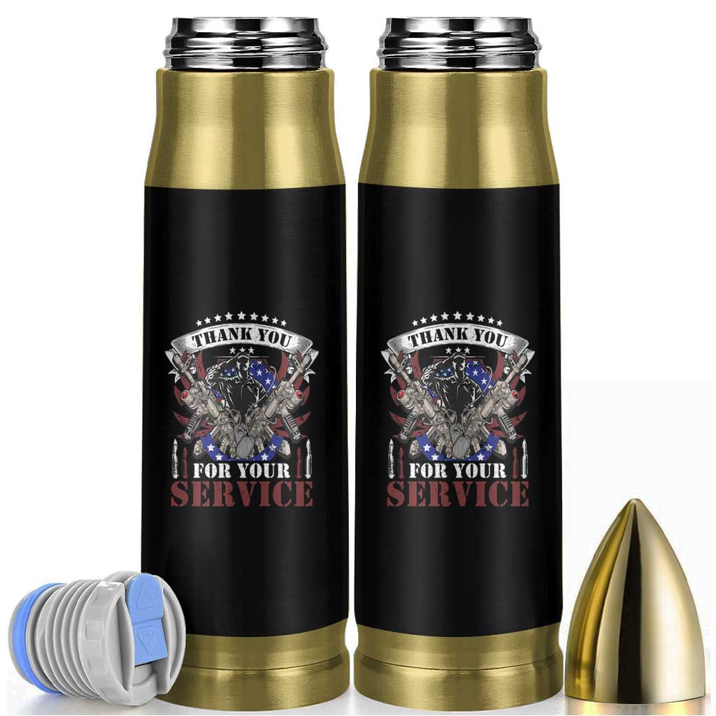 American Veteran Bullet Tumbler Thank You For Your Service Veterans Day Memorials Day Patriots