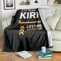 Team Kirk Lifetime Member Throw Blanket American True Patriot Support - Wonder Print Shop