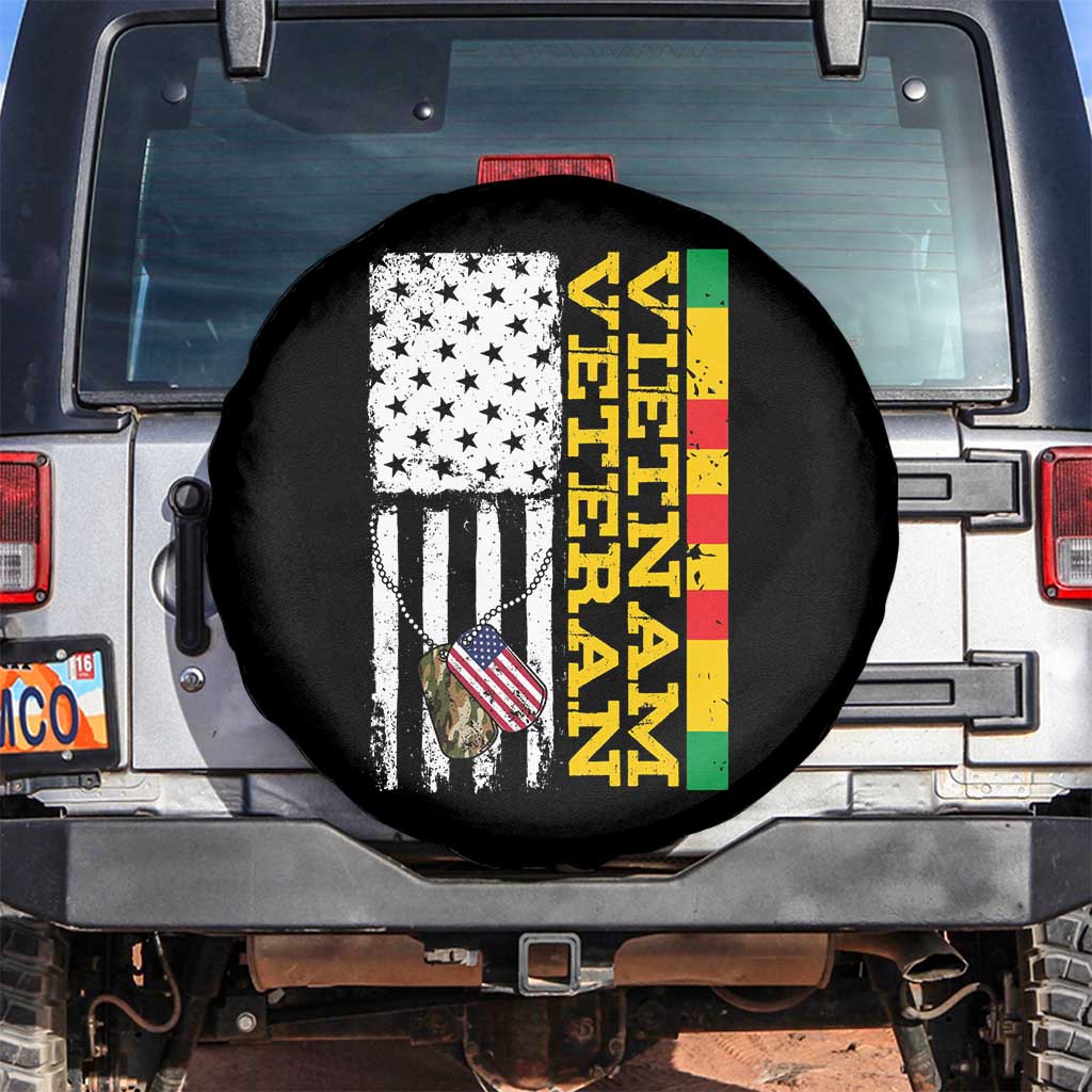 Vietnam Veteran Spare Tire Cover Honor Patriotic Soldier American Flag